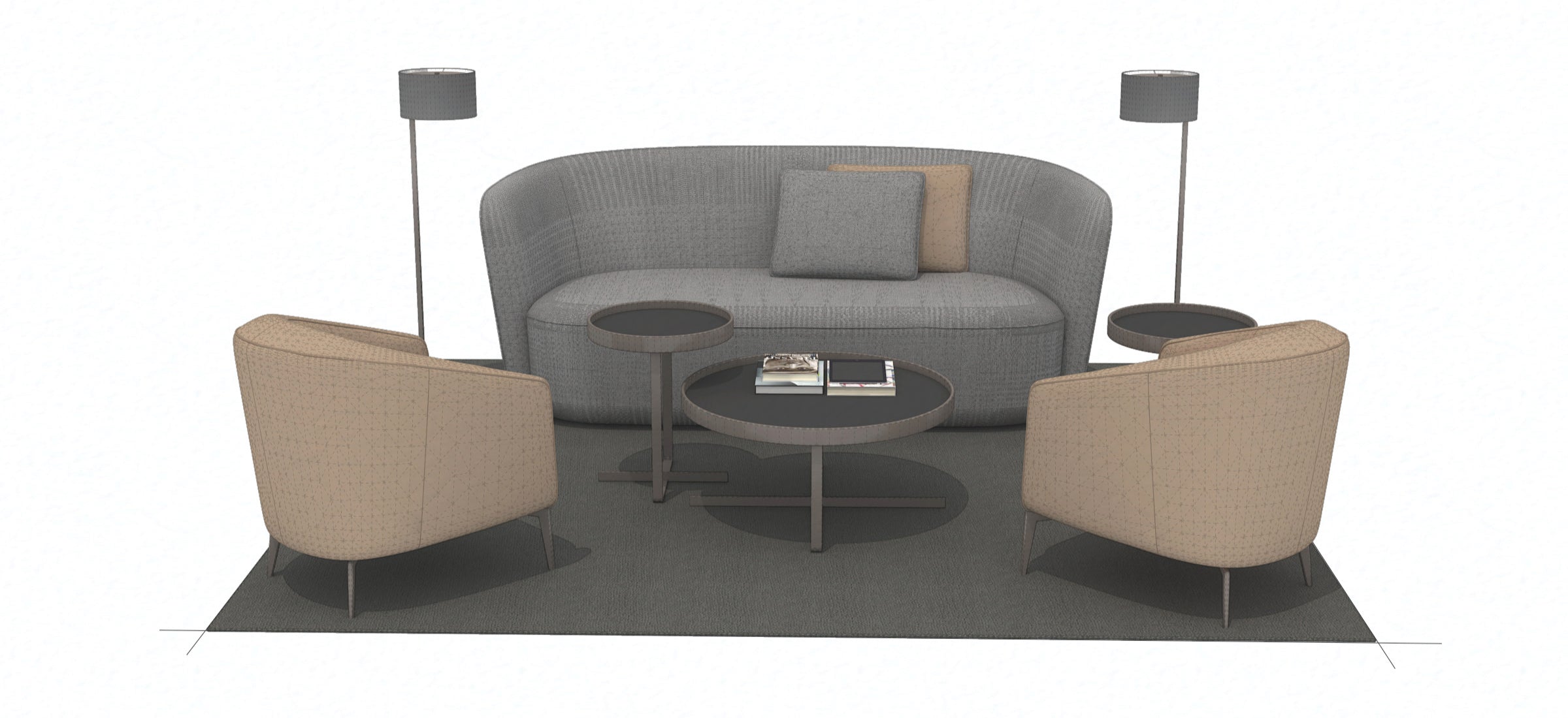3D SketchUp models for Interior Designer