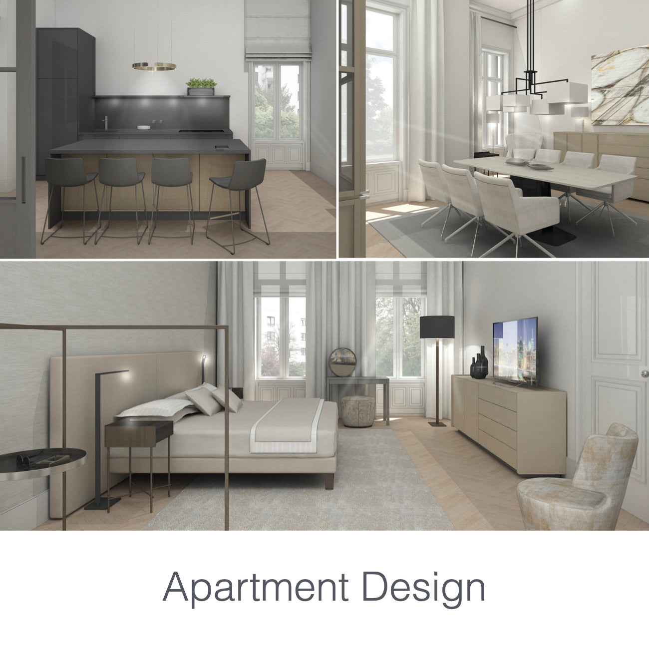 SketchUp interior design model service