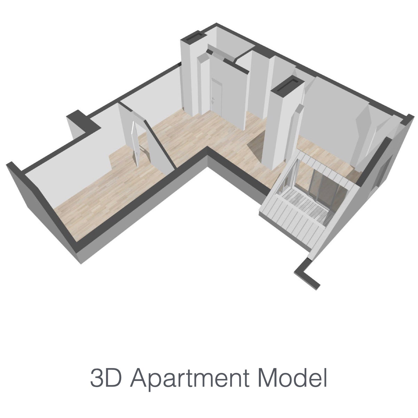 SketchUp 3D model making services for interior design