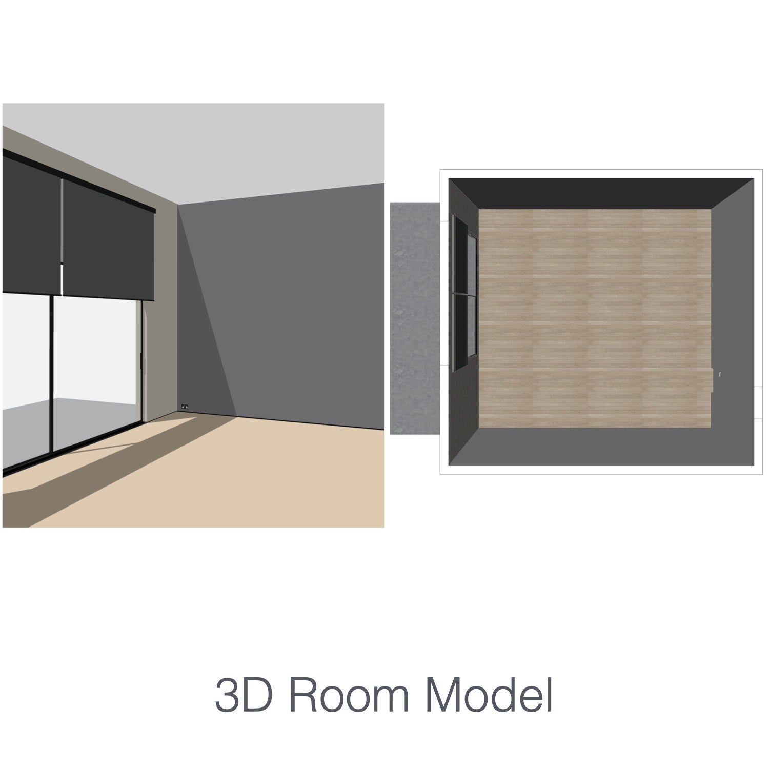 SketchUp 3D model making services for interior design