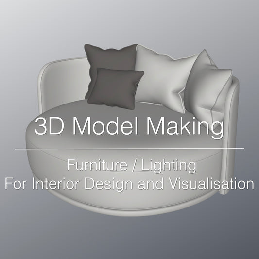 SketchUp 3D furniture model making services