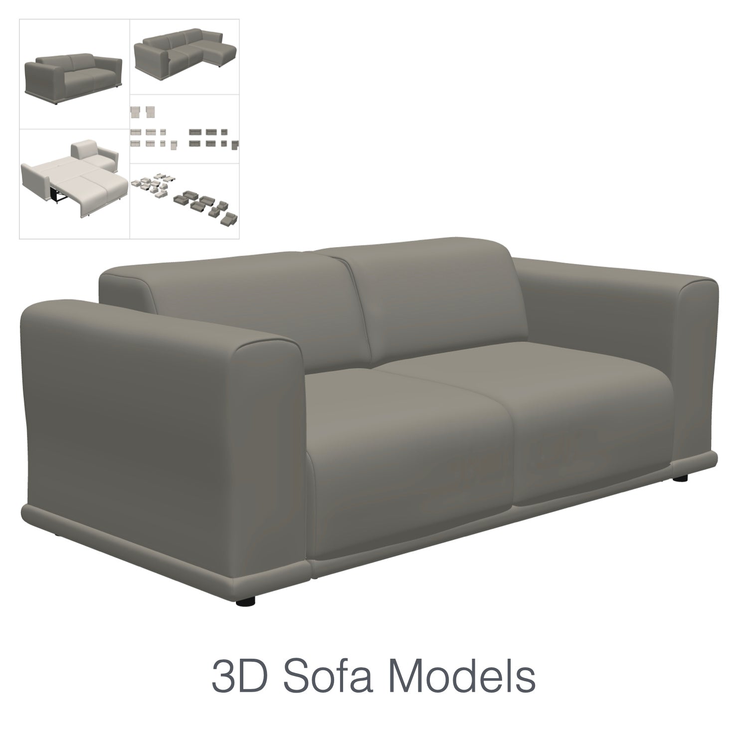 SketchUp 3D furniture model making services